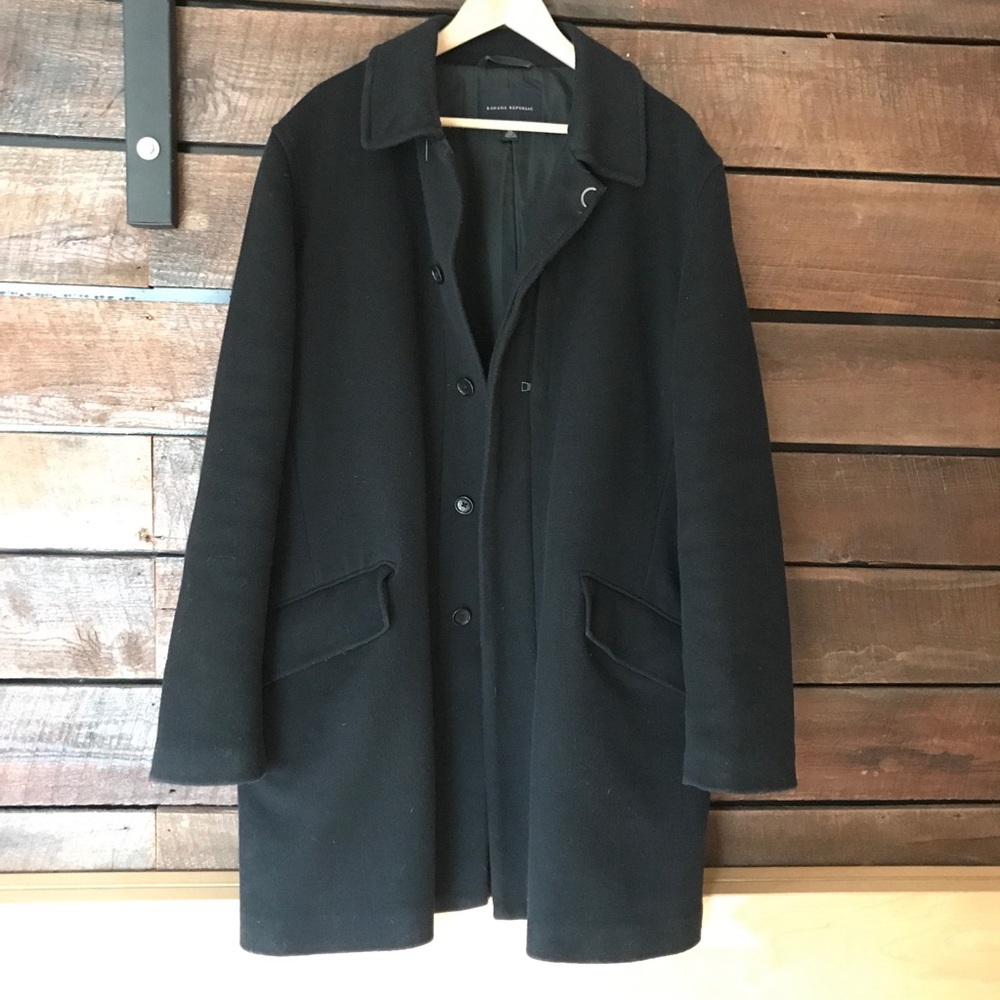 Banana Republic wool and cashmere warm dress coat